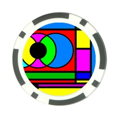 Mondrian Poker Chip by Siebenhuehner