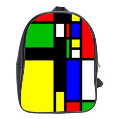 Abstrakt School Bag (large) by Siebenhuehner