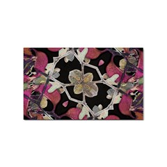 Floral Arabesque Decorative Artwork Sticker 10 Pack (rectangle) by dflcprints