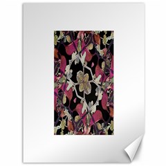 Floral Arabesque Decorative Artwork Canvas 36  X 48  (unframed) by dflcprints