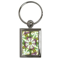 Neo Noveau Style Background Pattern Key Chain (rectangle) by dflcprints