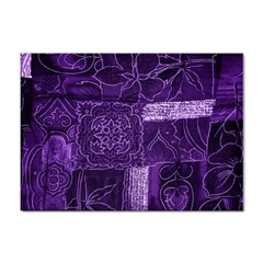 Pretty Purple Patchwork A4 Sticker 100 Pack by FunWithFibro