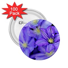 Purple Wildflowers For Fms 2 25  Button (100 Pack) by FunWithFibro