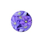 Purple Wildflowers For Fms Golf Ball Marker Front