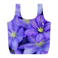 Purple Wildflowers For Fms Reusable Bag (l) by FunWithFibro