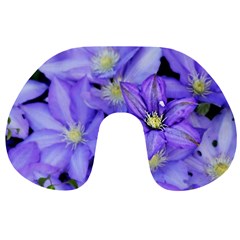 Purple Wildflowers For Fms Travel Neck Pillow