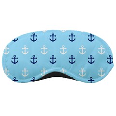 Anchors In Blue And White Sleeping Mask