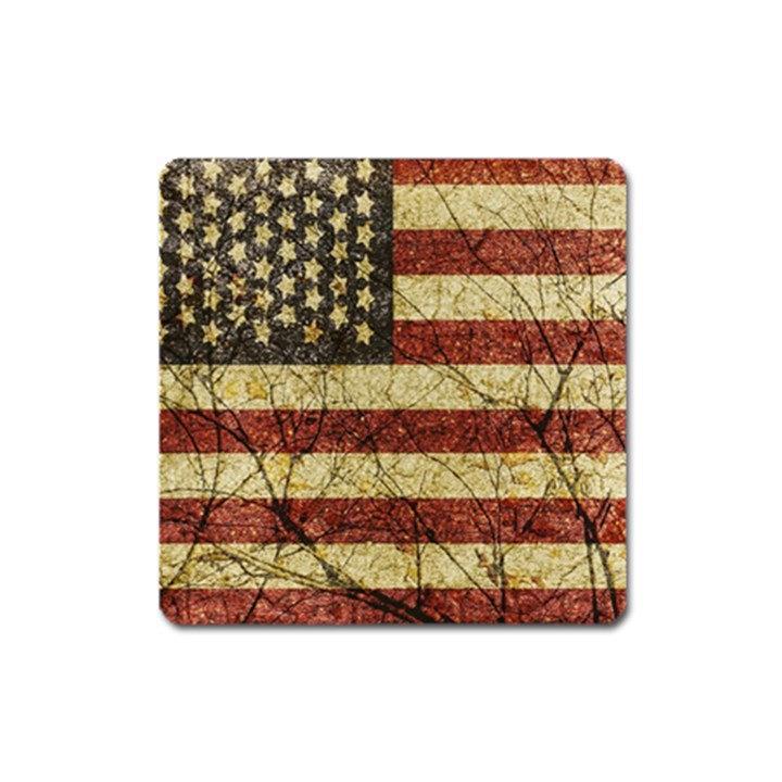 Vinatge American Roots Magnet (Square)