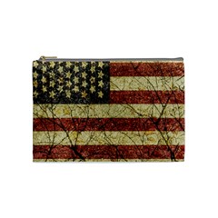 Vinatge American Roots Cosmetic Bag (medium) by dflcprints