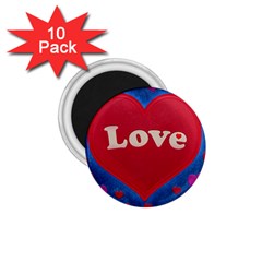 Love Theme Concept  Illustration Motif  1 75  Button Magnet (10 Pack) by dflcprints