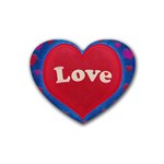 Love theme concept  illustration motif  Drink Coasters (Heart) Front