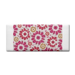 Feminine Flowers Pattern Hand Towel by dflcprints