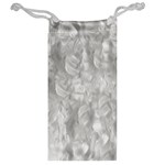 Abstract In Silver Jewelry Bag Back