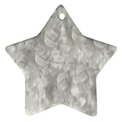 Abstract In Silver Star Ornament (two Sides) by StuffOrSomething