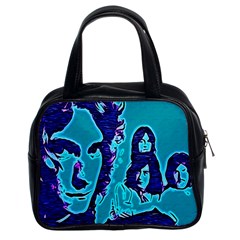 Led Zeppelin Digital Painting Classic Handbag (two Sides) by SaraThePixelPixie