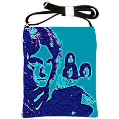 Led Zeppelin Digital Painting Shoulder Sling Bag by SaraThePixelPixie