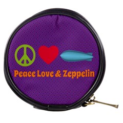 Peace Love & Zeppelin Mini Makeup Case by SaraThePixelPixie