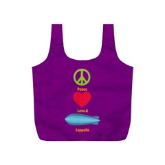 Peace Love & Zeppelin Reusable Bag (s) by SaraThePixelPixie