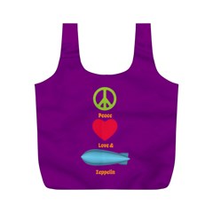 Peace Love & Zeppelin Reusable Bag (m)