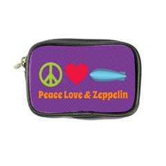 Peace Love & Zeppelin Coin Purse by SaraThePixelPixie