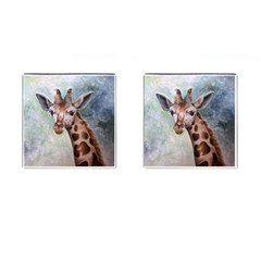 Giraffe Cufflinks (square)