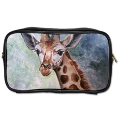 Giraffe Travel Toiletry Bag (two Sides)