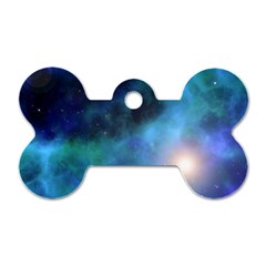 Amazing Universe Dog Tag Bone (one Sided) by StuffOrSomething