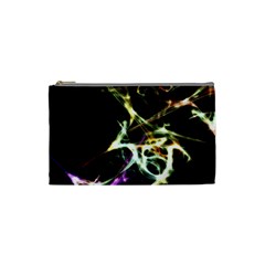 Futuristic Abstract Dance Shapes Artwork Cosmetic Bag (small) by dflcprints