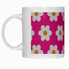 Daisies White Coffee Mug by SkylineDesigns