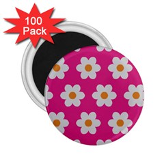 Daisies 2 25  Button Magnet (100 Pack) by SkylineDesigns