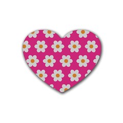 Daisies Drink Coasters (heart) by SkylineDesigns