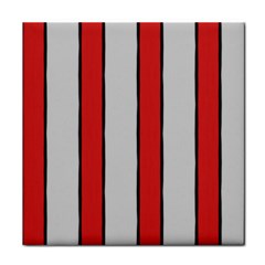 Red And White Stripes Face Towel