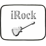 iRock Mini Fleece Blanket (Two Sided) 35 x27  Blanket Back