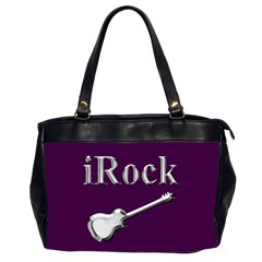 Irock Oversize Office Handbag (two Sides) by SaraThePixelPixie