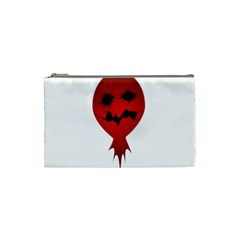 Evil Face Vector Illustration Cosmetic Bag (small) by dflcprints