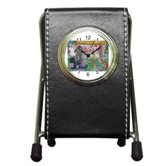 You ll Be Mine, Song  Stationery Holder Clock by creationtruth