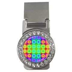 Rainbow Circles Money Clip (cz) by SaraThePixelPixie