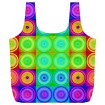 Rainbow Circles Reusable Bag (XL) Back