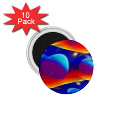 Planet Something 1 75  Button Magnet (10 Pack)