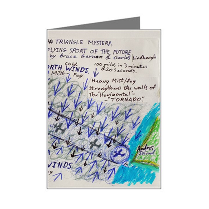 Horizontal Tornado Mini Greeting Card