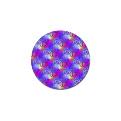 Rainbow Led Zeppelin Symbols Golf Ball Marker (10 Pack) by SaraThePixelPixie