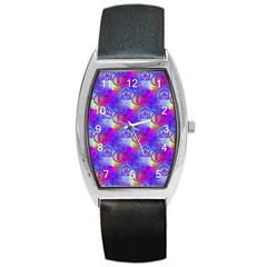 Rainbow Led Zeppelin Symbols Barrel Style Metal Watch by SaraThePixelPixie