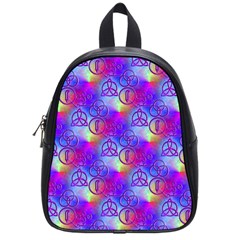 Rainbow Led Zeppelin Symbols School Bag (small) by SaraThePixelPixie