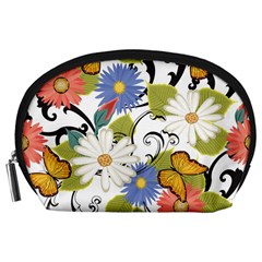 Floral Fantasy Accessory Pouch (large) by R1111B