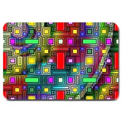 Abstract Modern Large Door Mat by StuffOrSomething