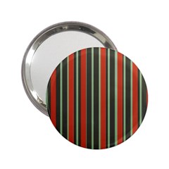 Festive Stripe Handbag Mirror (2 25 ) by Colorfulart23