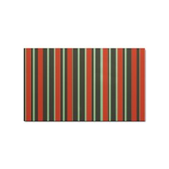 Festive Stripe Sticker 100 Pack (rectangle) by Colorfulart23