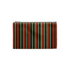 Festive Stripe Cosmetic Bag (small)