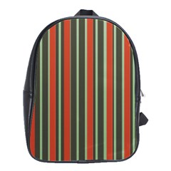 Festive Stripe School Bag (large) by Colorfulart23