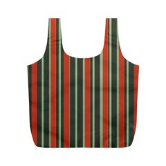 Festive Stripe Reusable Bag (m) by Colorfulart23